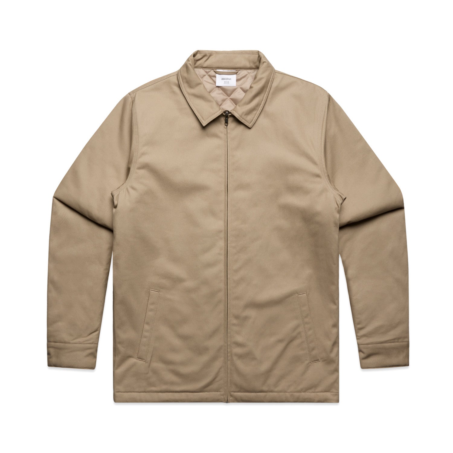 Men's Service Jacket | Arena Custom Blanks - Arena Prints - Front - Khaki - Tan