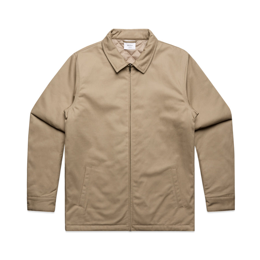 Men's Service Jacket | Arena Custom Blanks - Arena Prints - Front - Khaki - Tan