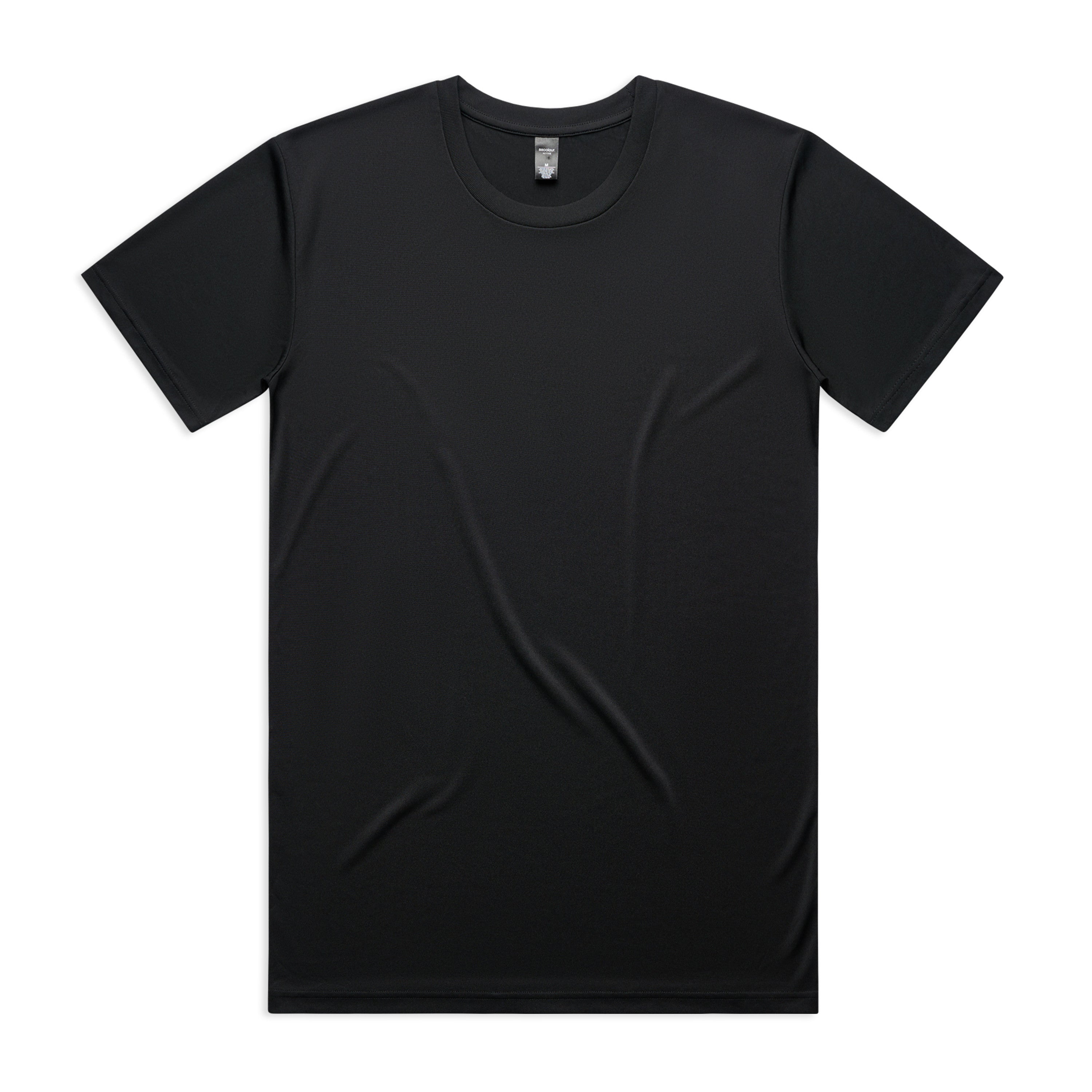Men's Staple Active Tee | Arena Custom Blanks - Arena Prints - Front - Black 