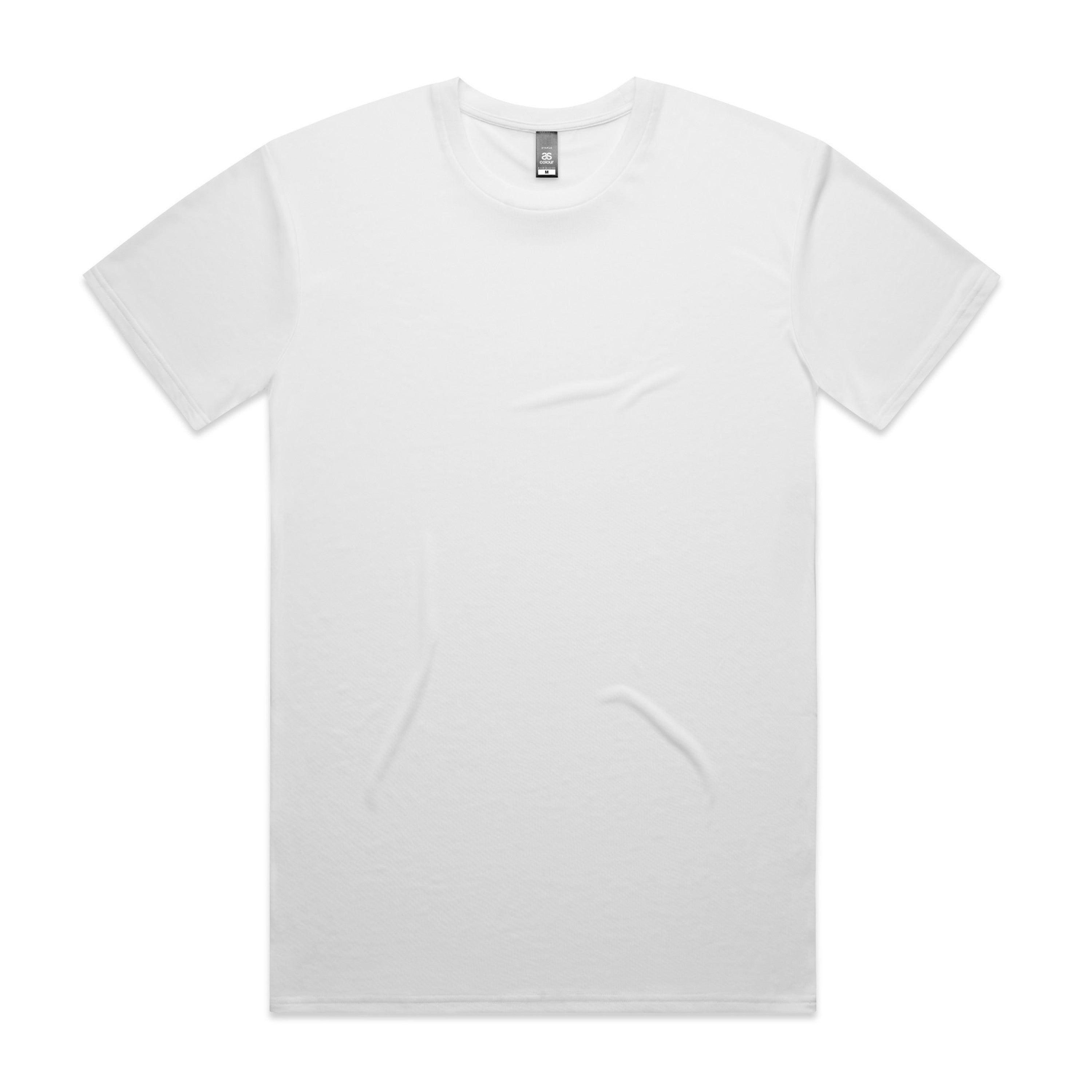 Men's Staple Active Tee | Arena Custom Blanks - Arena Prints - Front - White
