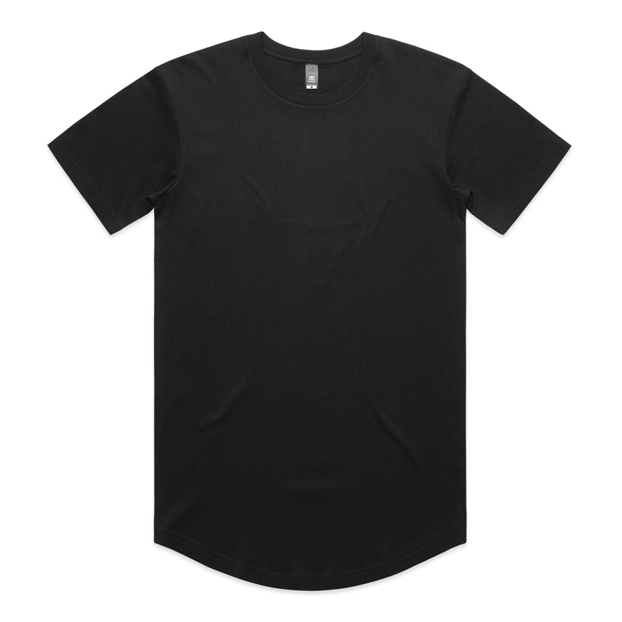 Men's Staple Curve Tee | Arena Custom Blanks - Arena Prints - Front - Black