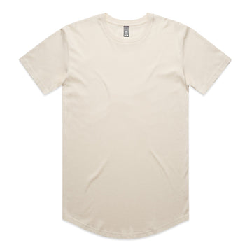 Men's Staple Curve Tee | Arena Custom Blanks - Arena Prints - Front - Ecru - Cream