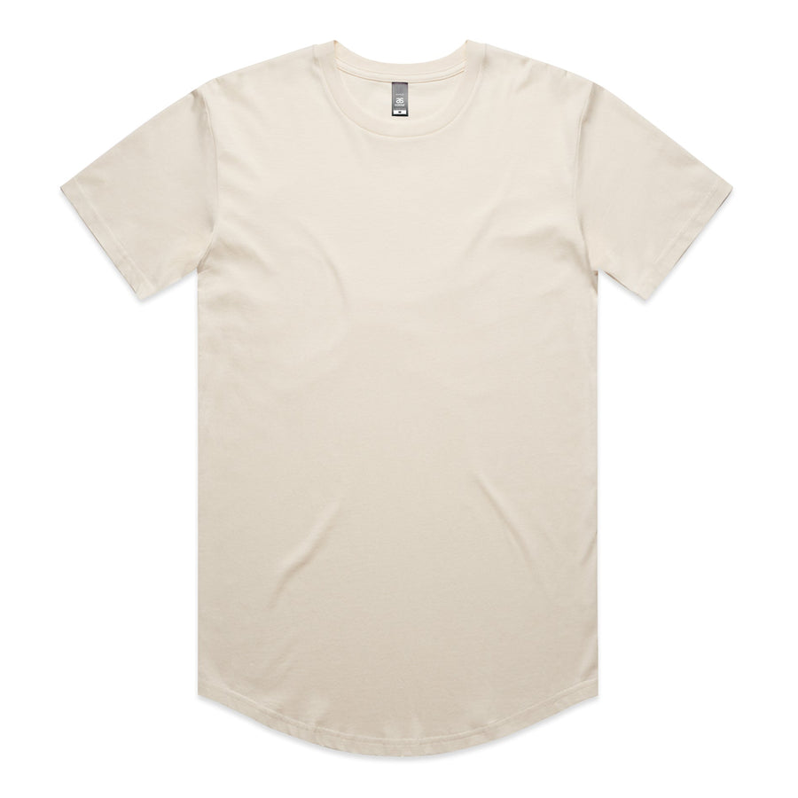 Men's Staple Curve Tee | Arena Custom Blanks - Arena Prints - Front - Ecru - Cream