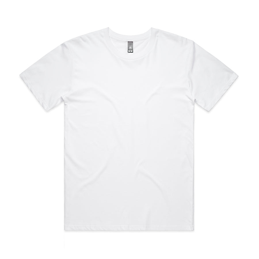 Men's Staple Minus Tee |Arena Custom Blanks - Arena Prints - Front - White