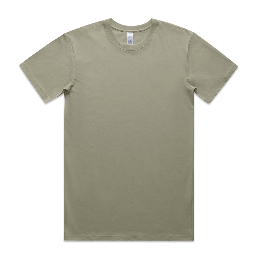 Men's Staple Organic Tee Shirt | Arena Custom Blanks - Arena Prints - Front - Eucalyptus - Green