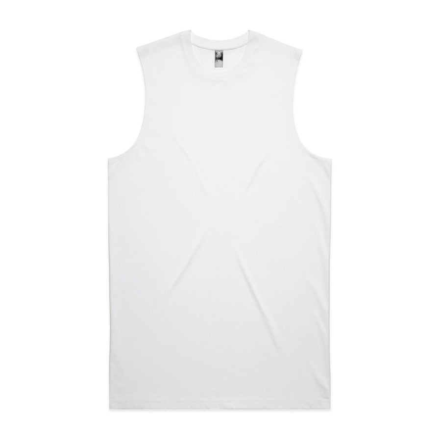 Men's Staple Tank | Arena Custom Blanks - Arena Prints - Front - White
