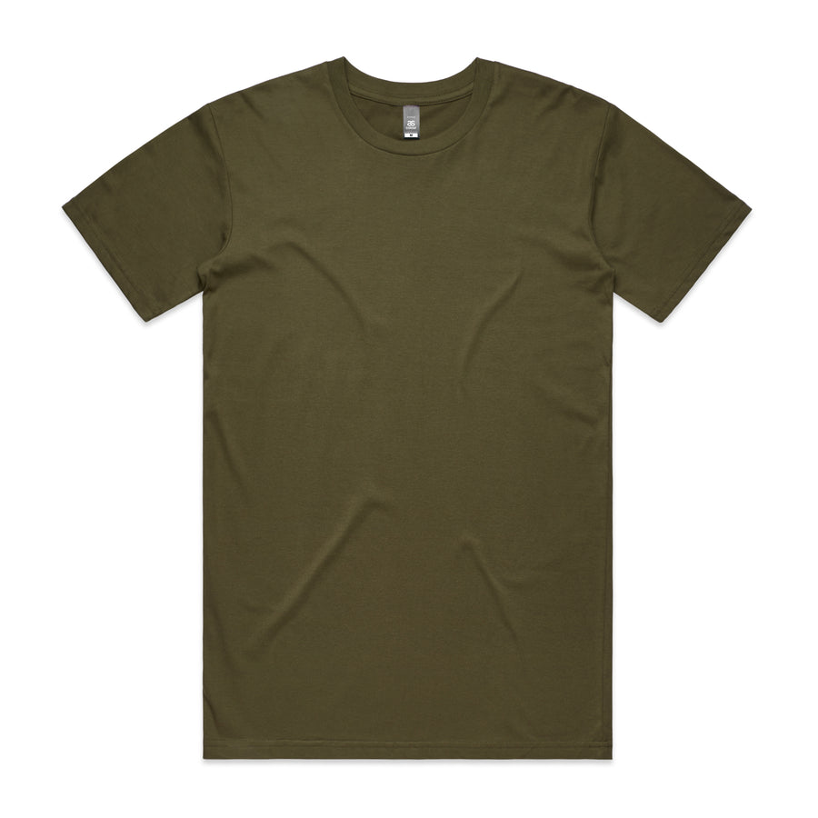 Men's Staple Tee | Arena Custom Blanks - Arena Prints - Front - Army - Green