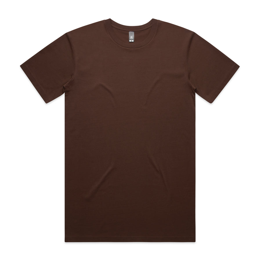 Men's Staple Tee | Arena Custom Blanks - Arena Prints - Front - Chestnut - Brown 