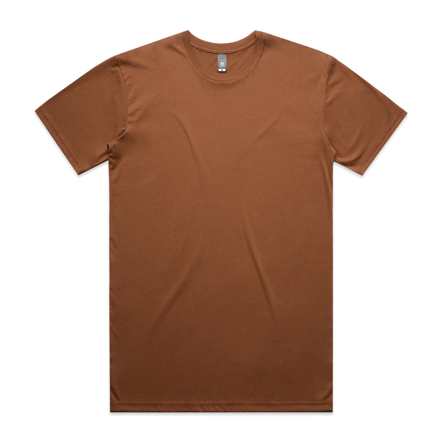 Men's Staple Tee | Arena Custom Blanks - Arena Prints - Front - Cocoa - Brown