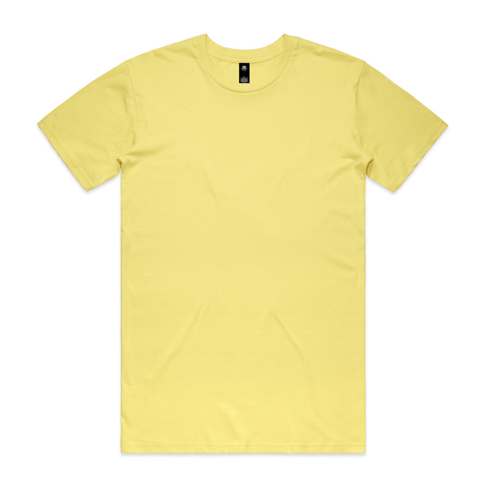 Men's Staple Tee | Arena Custom Blanks - Arena Prints - Front - Lemon - Yellow