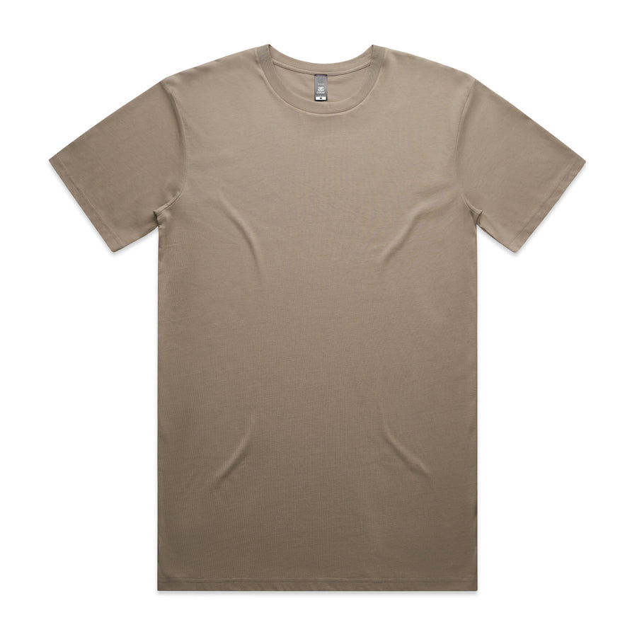 Men's Staple Tee | Arena Custom Blanks - Arena Prints - Front - Mushroom - Brown