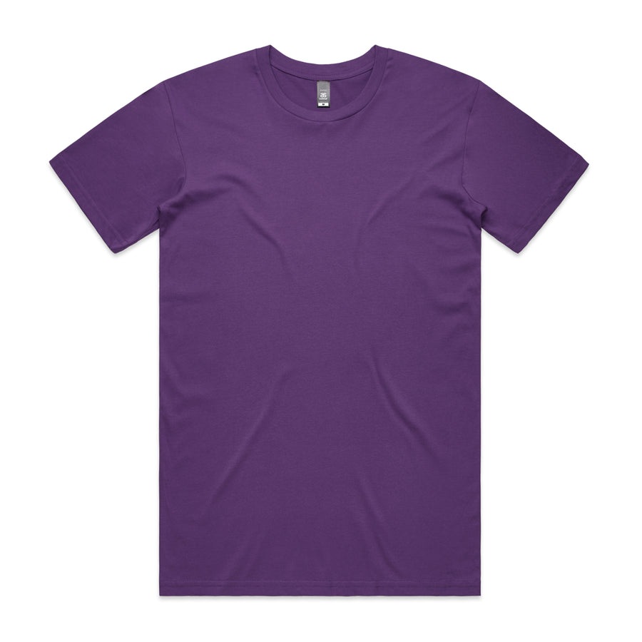 Men's Staple Tee | Arena Custom Blanks - Arena Prints - Front - Purple
