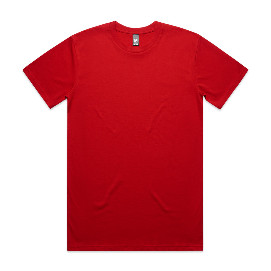 Men's Staple Tee | Arena Custom Blanks - Arena Prints - Front - Red