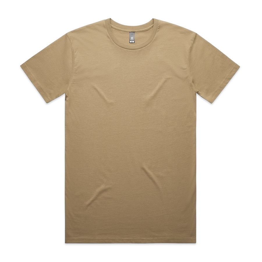 Men's Staple Tee | Arena Custom Blanks - Arena Prints - Front - Sand - Brown