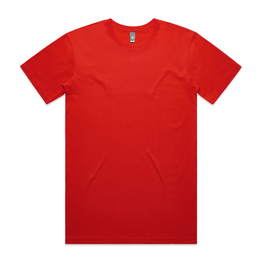 Men's Staple Tee | Arena Custom Blanks - Arena Prints - Front - Fire -  Red