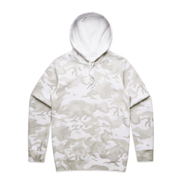 Men's Stencil Camo Hoodie | Arena Custom Blanks - Arena Prints - Front - White Camo - White