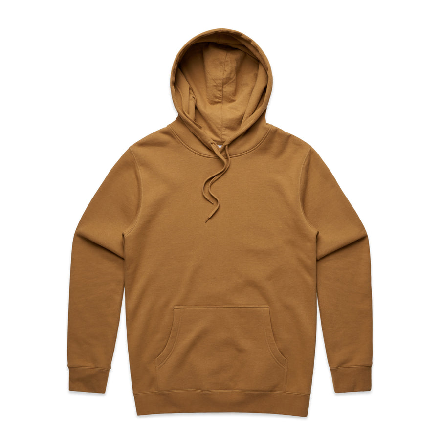 Men's Stencil Hoodie | Arena Custom blanks - Arena Prints - Front - Camel - Brown