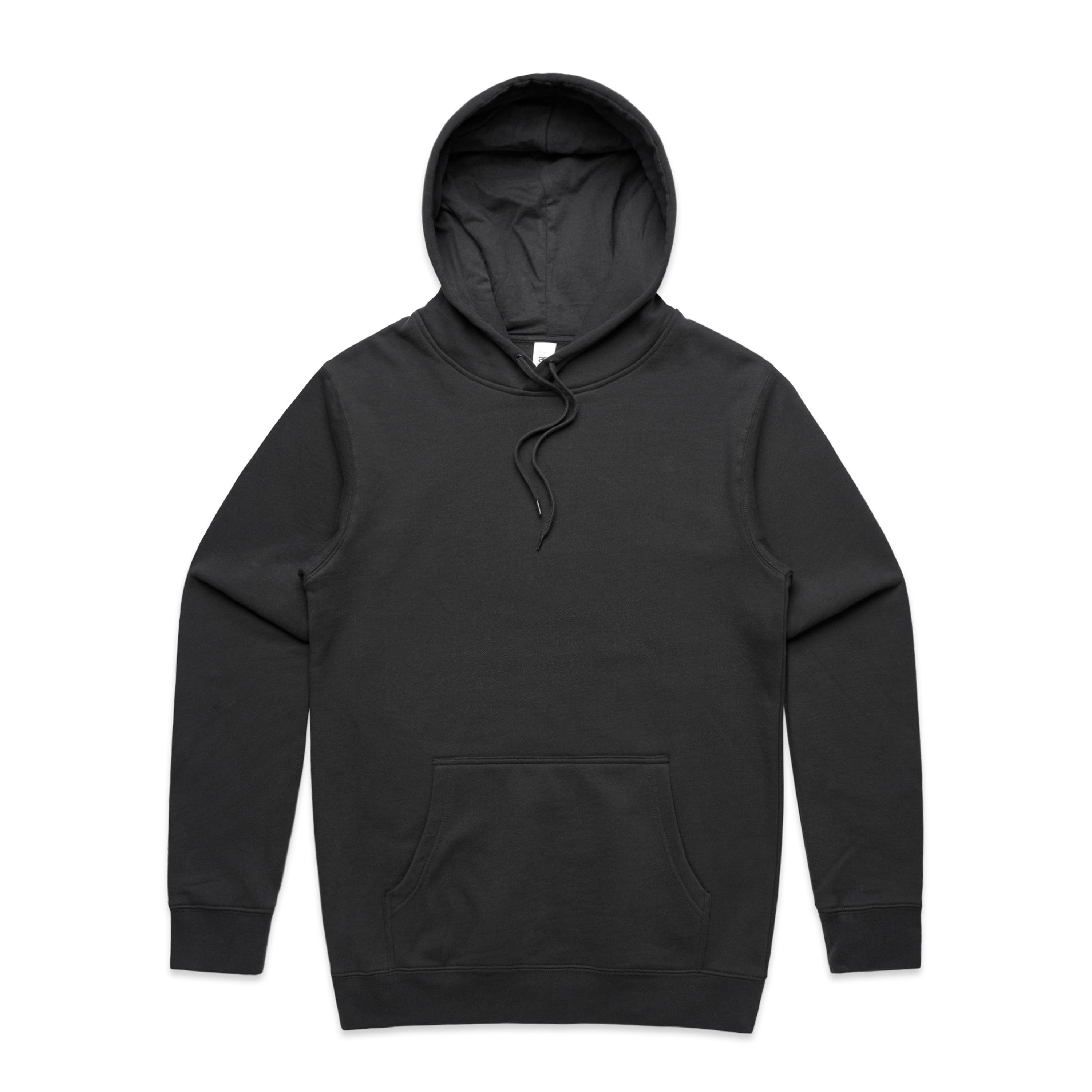 Men's Stencil Hoodie | Arena Custom blanks - Arena Prints - Front - Coal - Black