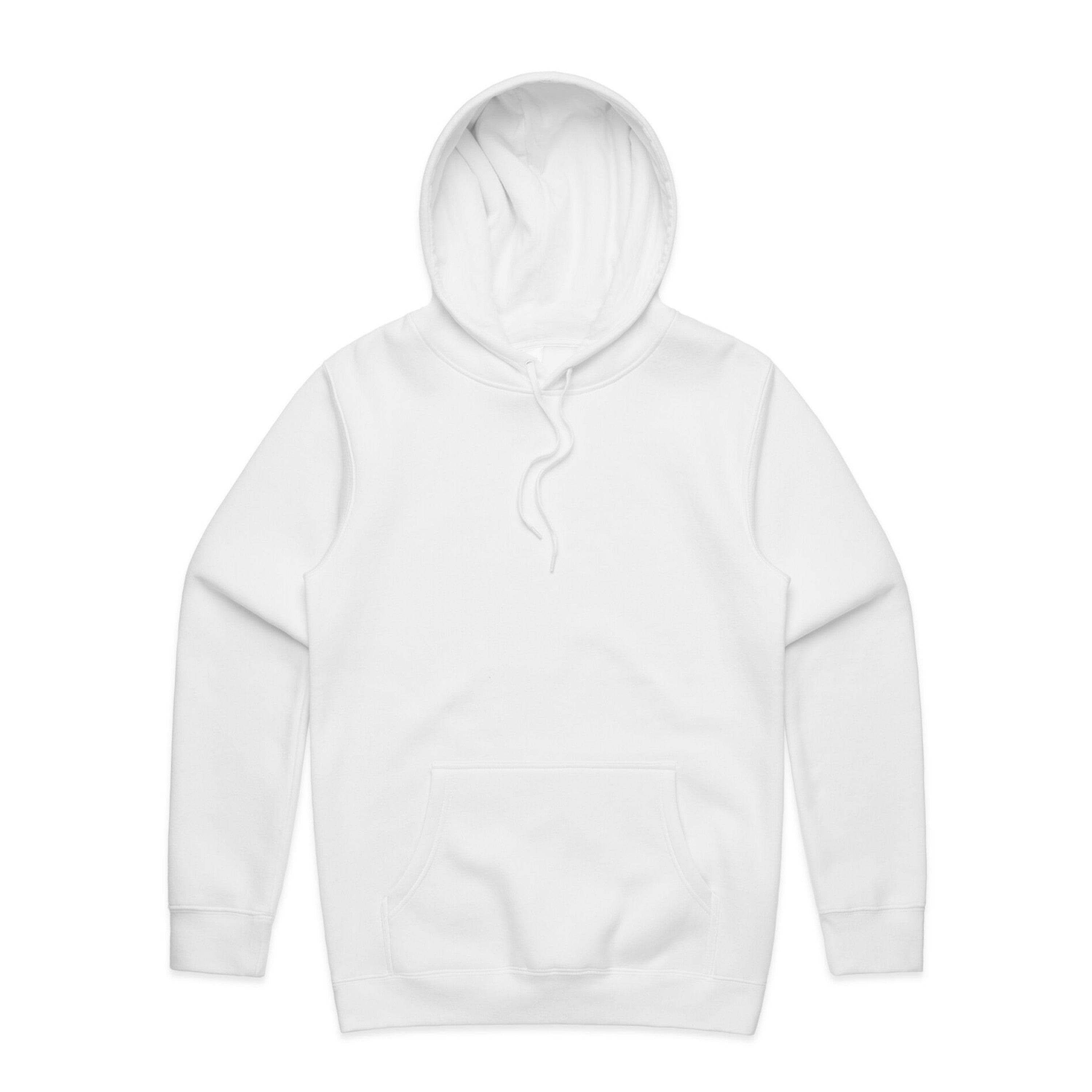Men's Stencil Hoodie | Arena Custom blanks - Arena Prints - Front - White