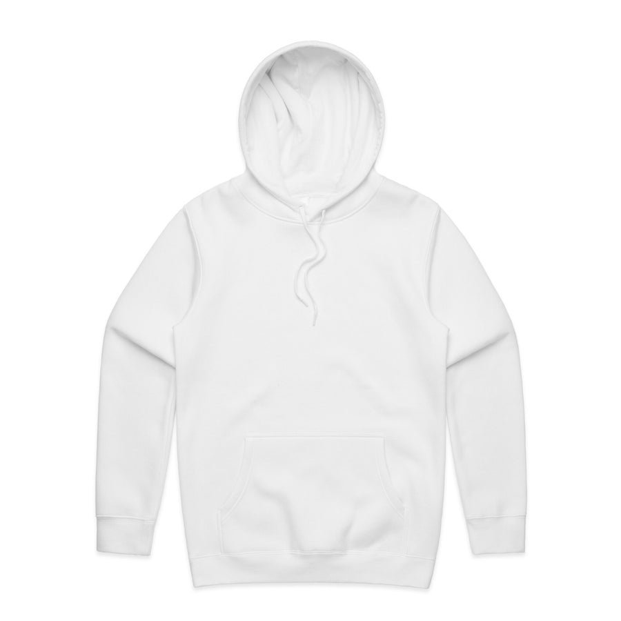 Men's Stencil Hoodie | Arena Custom blanks - Arena Prints - Front - White