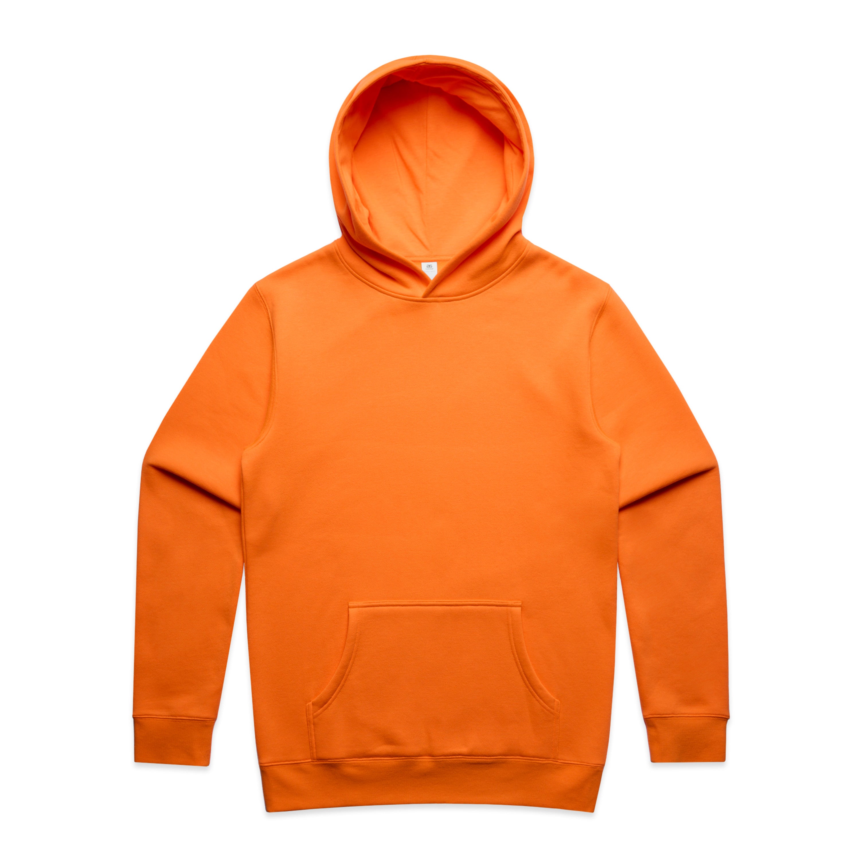 Men's Stencil Safety Hood | Arena Custom Blanks - Arena Prints - Front - Safety Orange - Orange