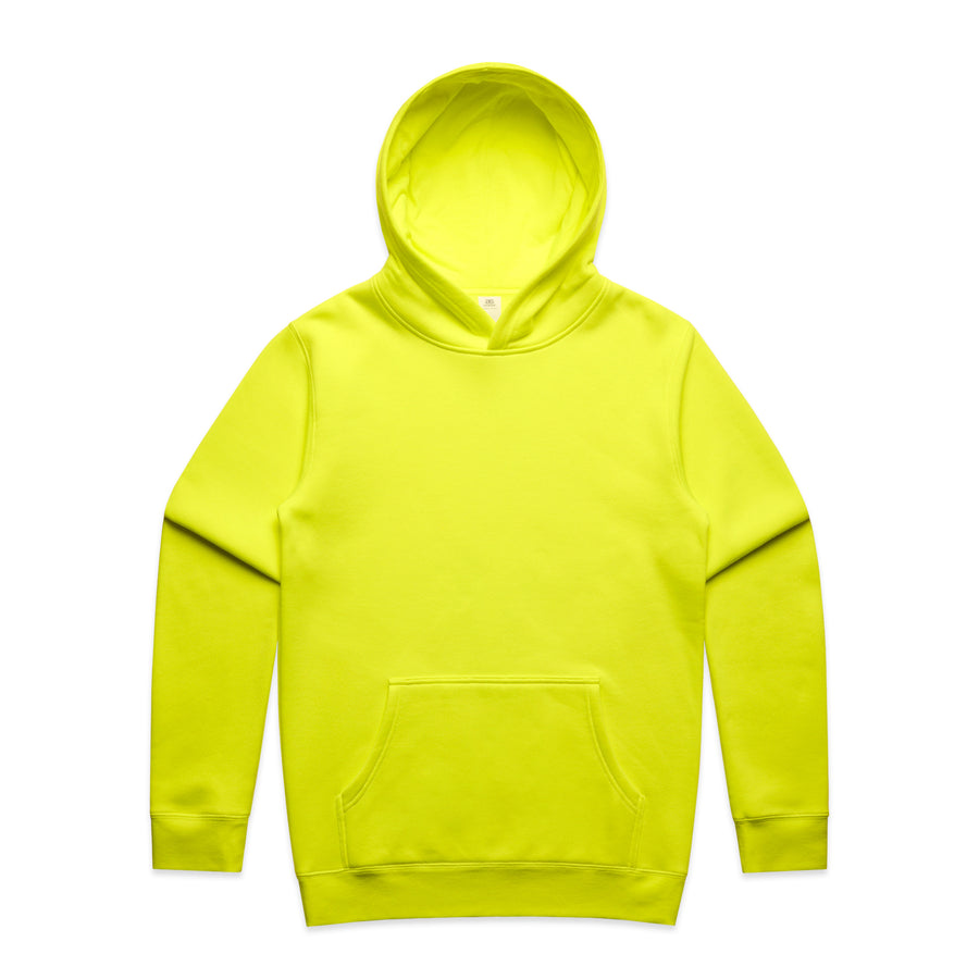 Men's Stencil Safety Hood | Arena Custom Blanks - Arena Prints - Front - Safety Yellow - Yellow