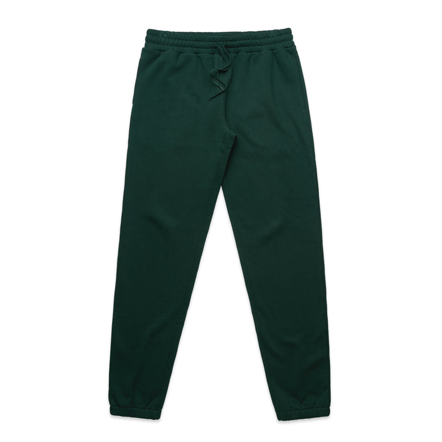 Men's Stencil Track Pants | Arena Custom Blanks - Arena Prints - Front- Pine Green - Green