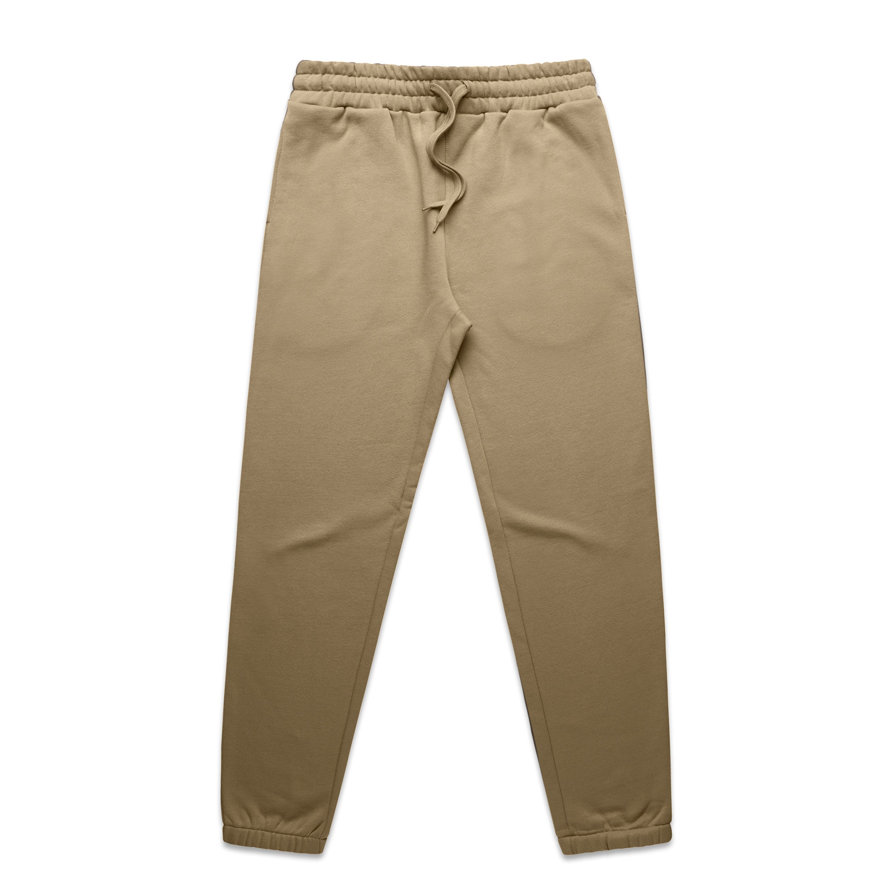 Men's Stencil Track Pants | Arena Custom Blanks - Arena Prints - Front - Sand - Tan