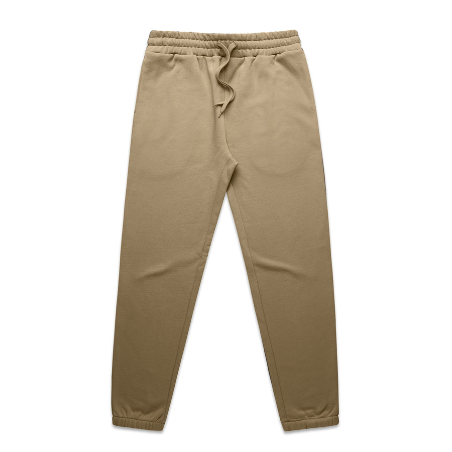 Men's Stencil Track Pants | Arena Custom Blanks - Arena Prints - Front - Sand - Tan