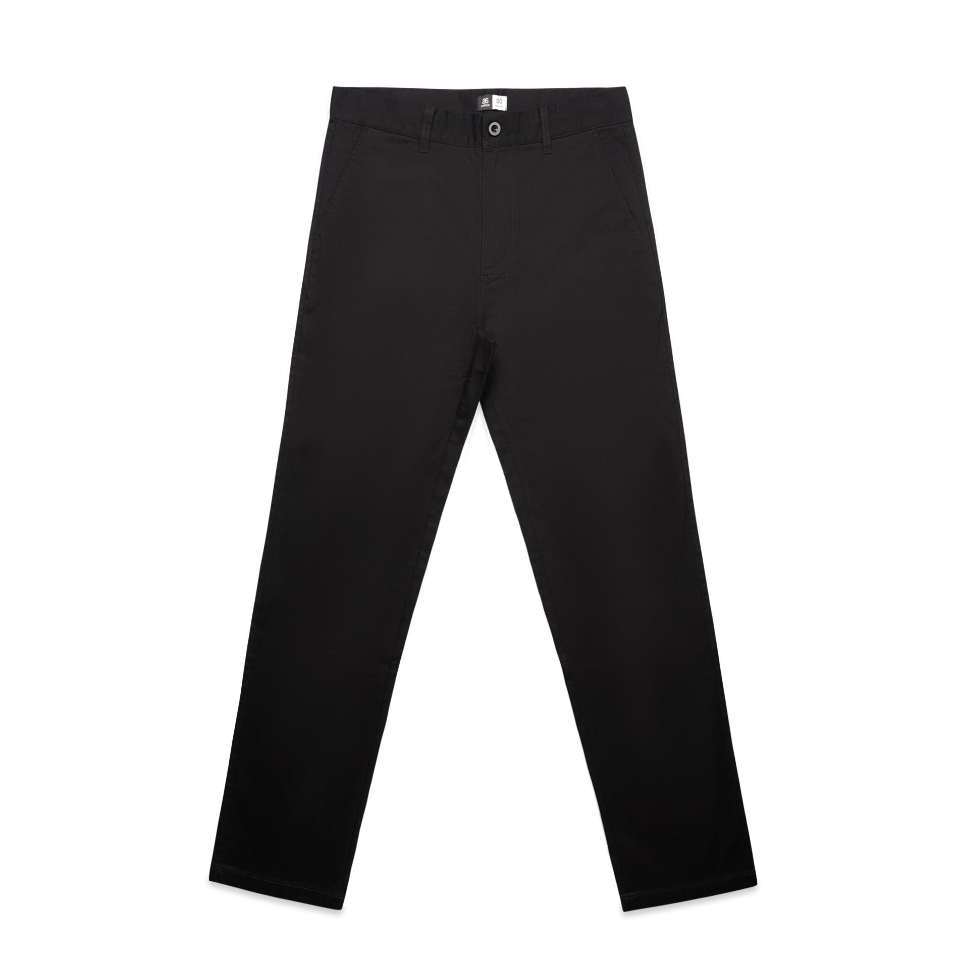 Men's Straight Pants |Arena Custom Blanks - Arena Prints - Front - Black