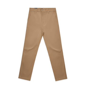 Men's Straight Pants |Arena Custom Blanks - Arena Prints - Front - Khaki - Tan