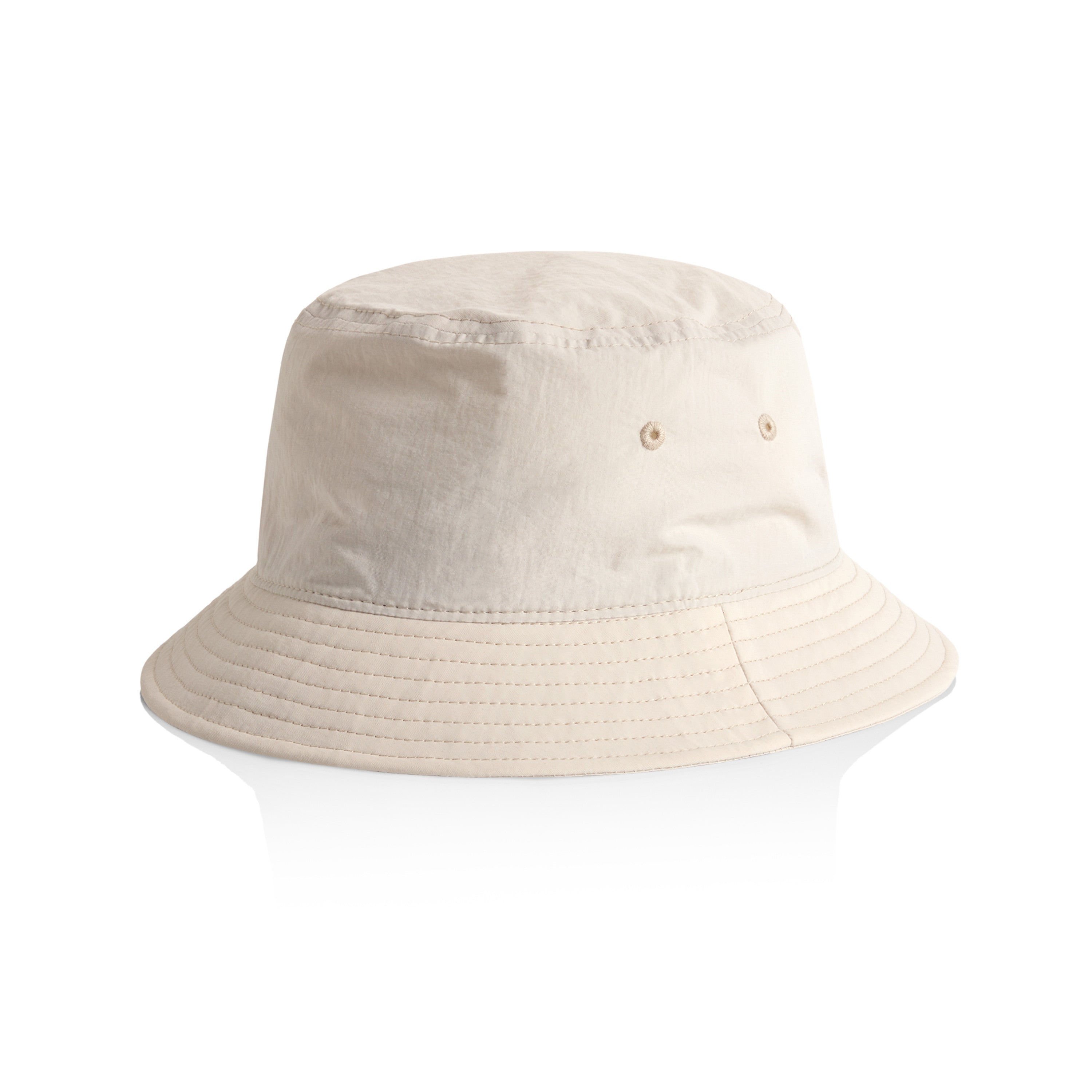 Nylon Bucket Hat | Arena Custom Blanks - Arena Prints - Front - Ecru - Cream