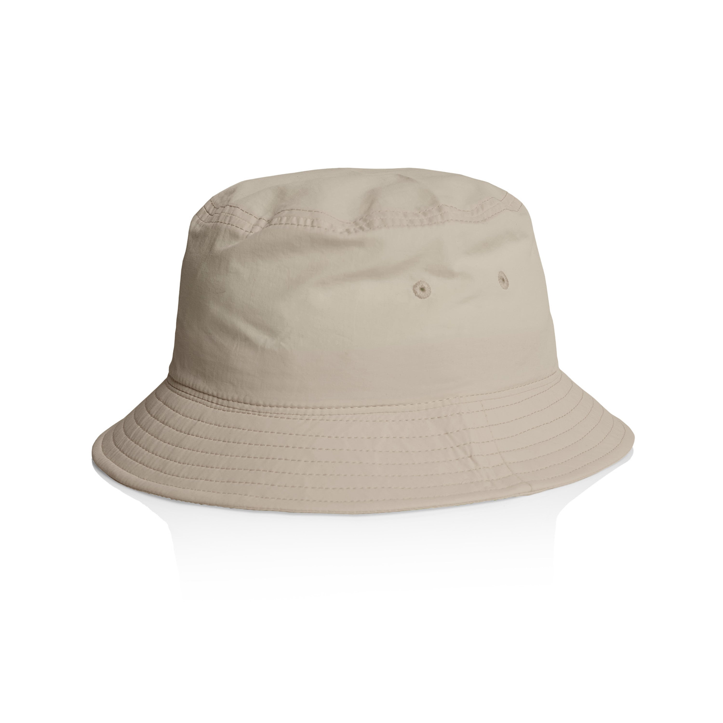 Nylon Bucket Hat | Arena Custom Blanks - Arena Prints - Front - Mushroom - Brown