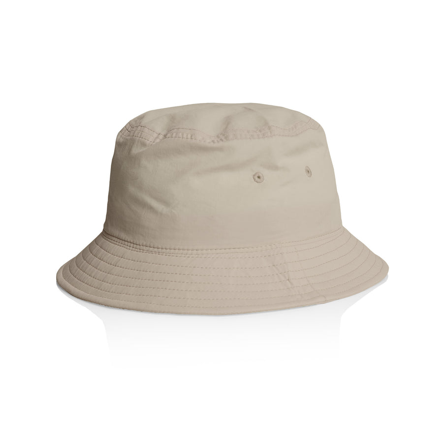 Nylon Bucket Hat | Arena Custom Blanks - Arena Prints - Front - Mushroom - Brown