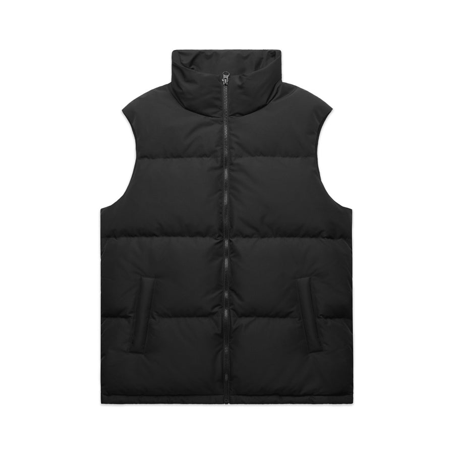 Puffer Vest | Arena Custom Blanks - Arena Prints - Front - Black