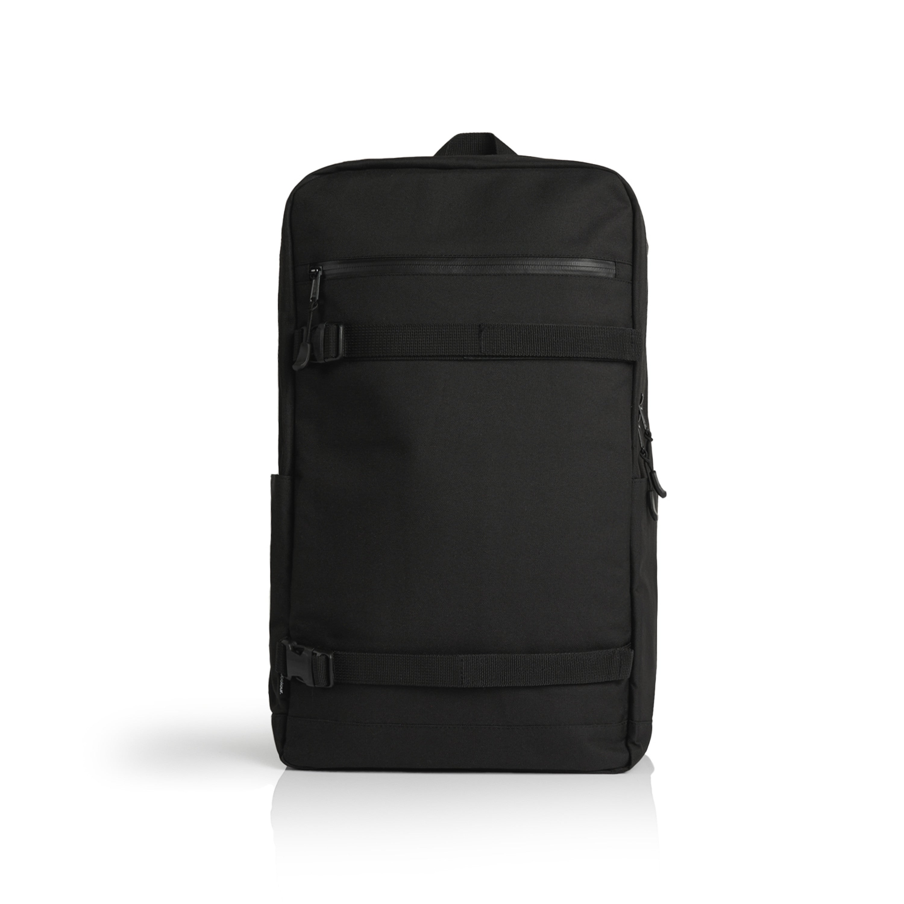 Recycled Strap backpack | Arena Custom Blanks - Arena Prints - Front - Black