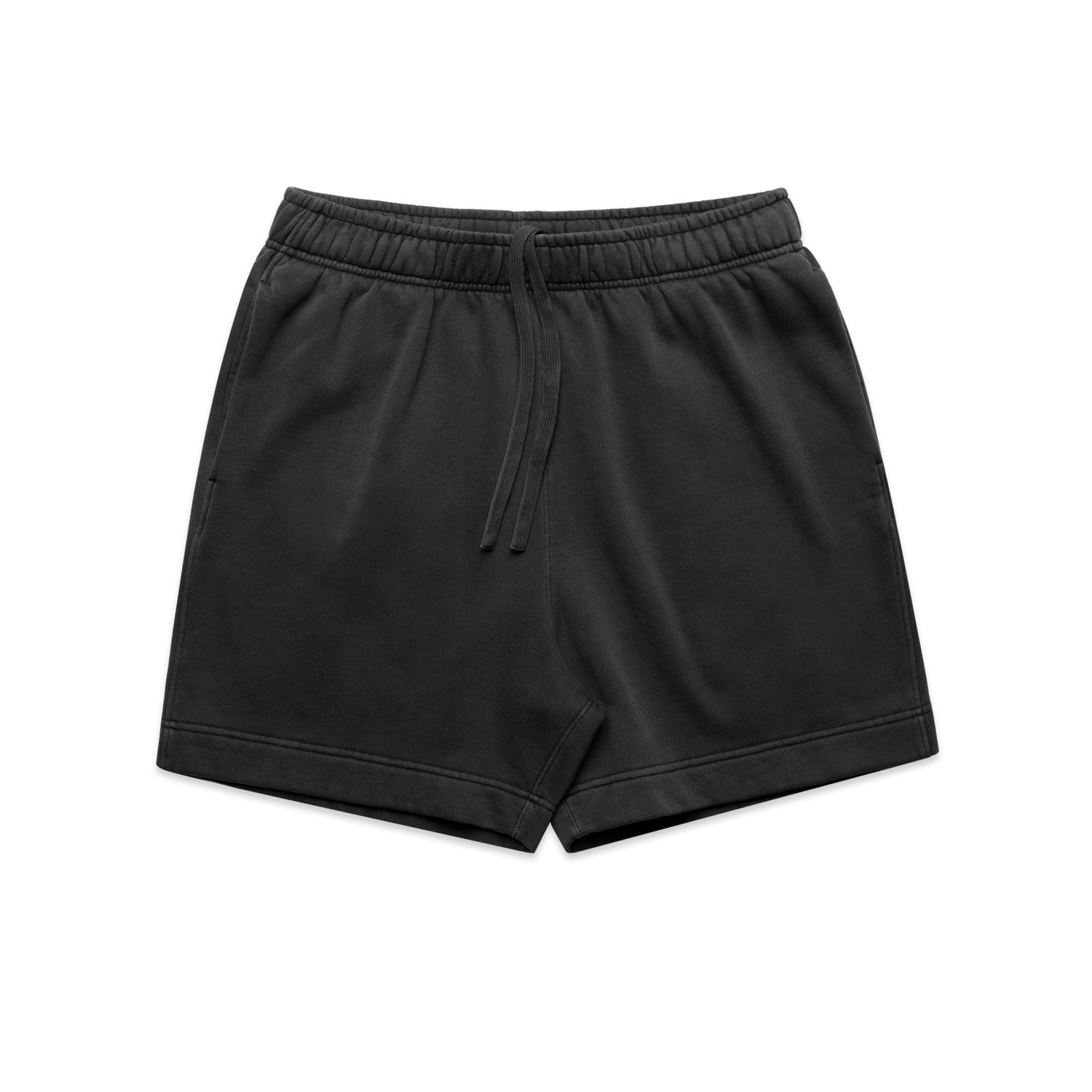 Relax Faded Track Shorts | Arena Custom Blanks - Arena Prints - Front - Faded Black - Black