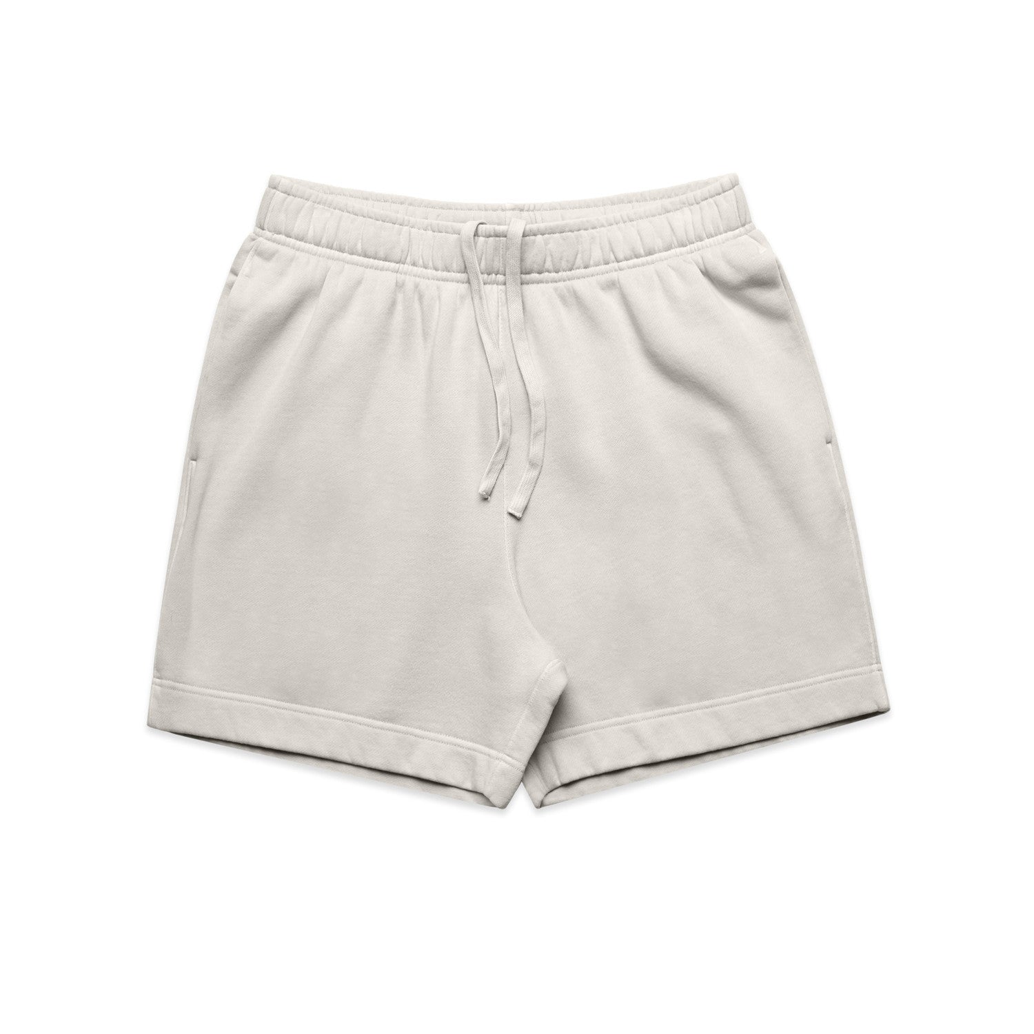 Relax Faded Track Shorts | Arena Custom Blanks - Arena Prints - Front - Faded Bone - Cream