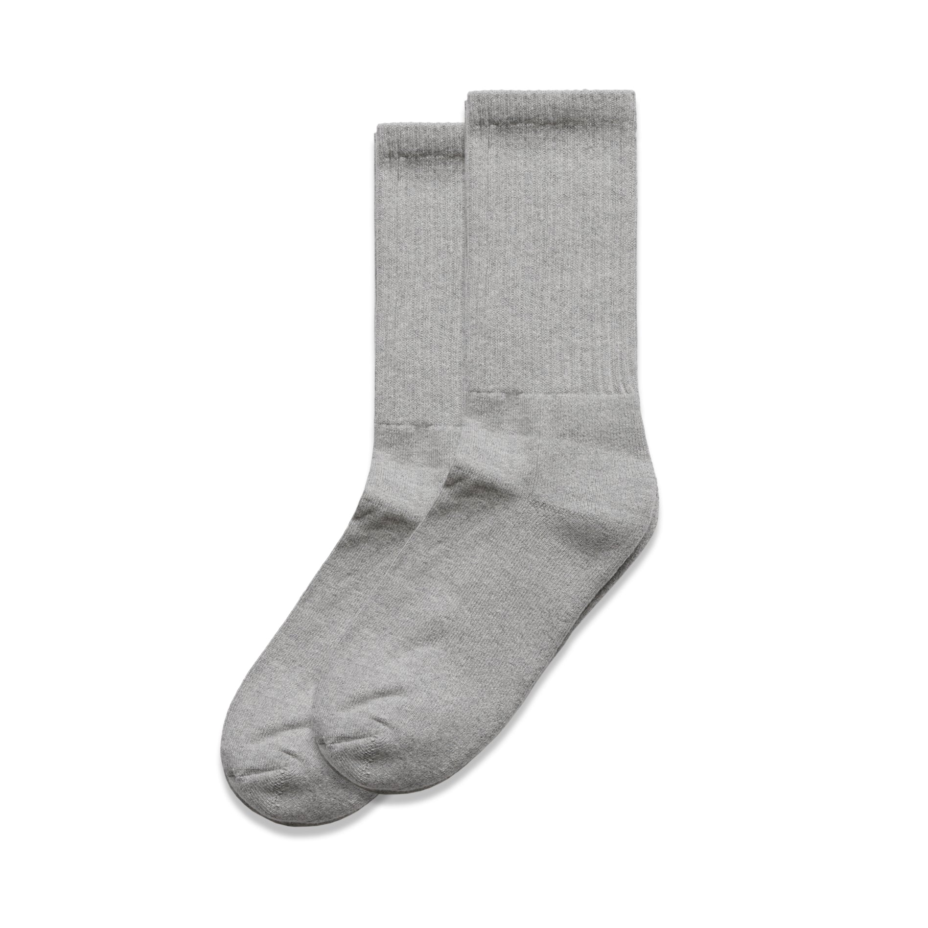 Relax Socks (2 Pairs) |  Arena Custom Blanks - Arena Prints - Side - Athletic Heather - Grey
