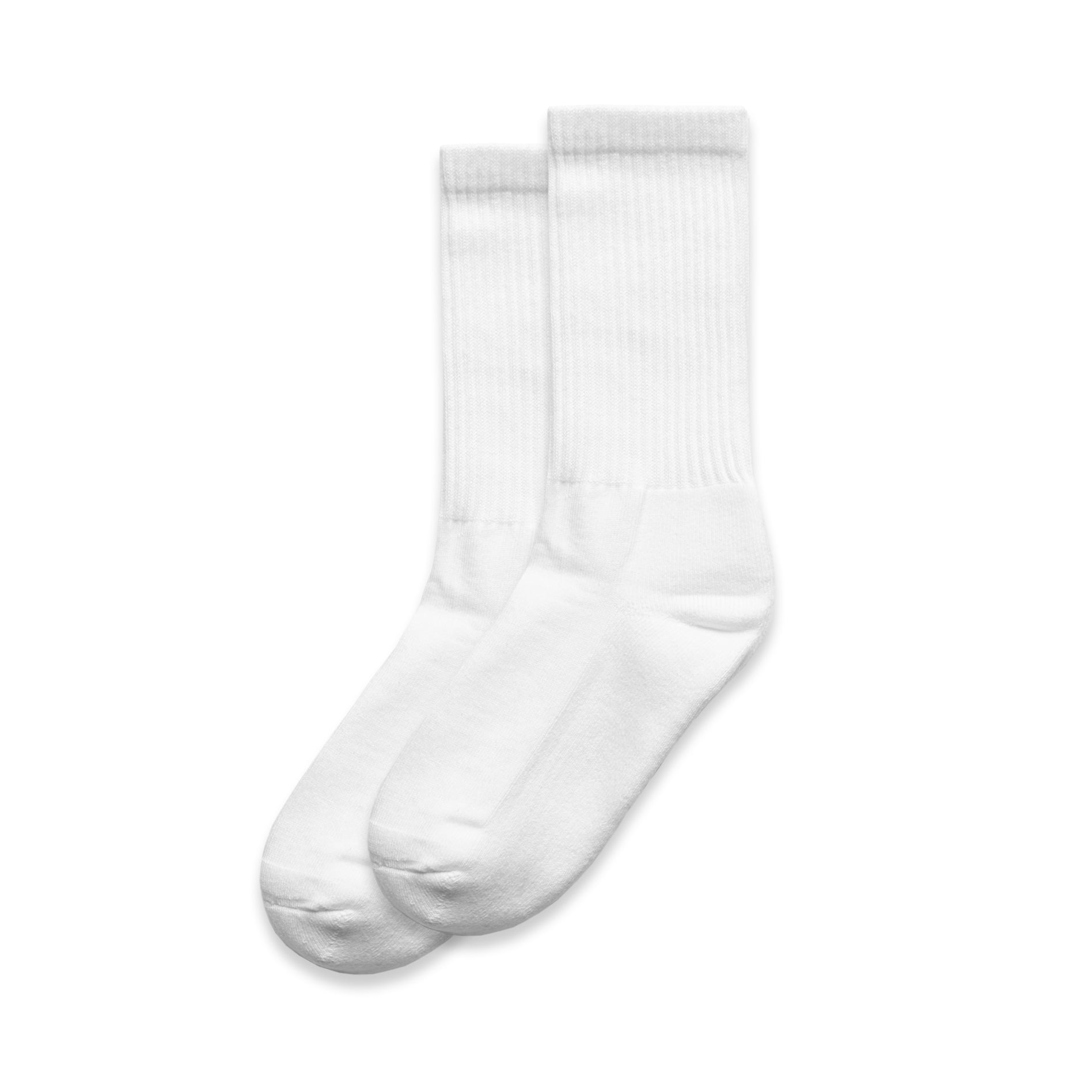 Relax Socks (2 Pairs) |  Arena Custom Blanks - Arena Prints - Side - White