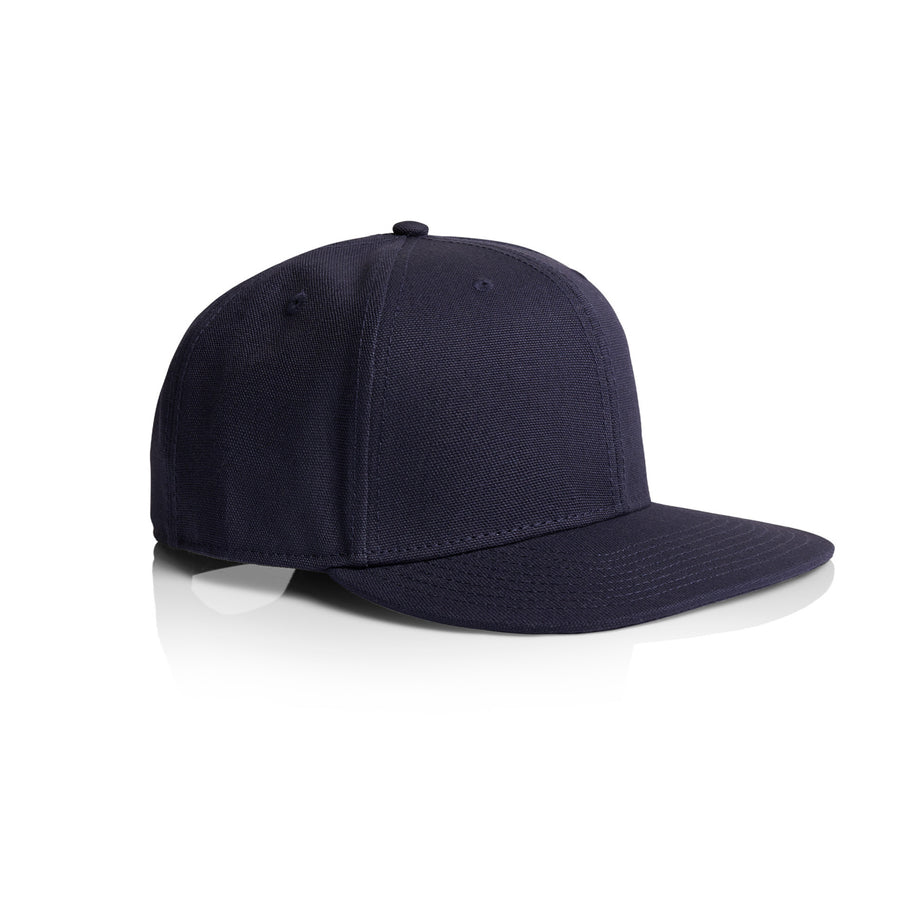 Stock Canvas Cap | Arena Custom Blanks - Arena Prints - Angle - Midnight Blue - Blue