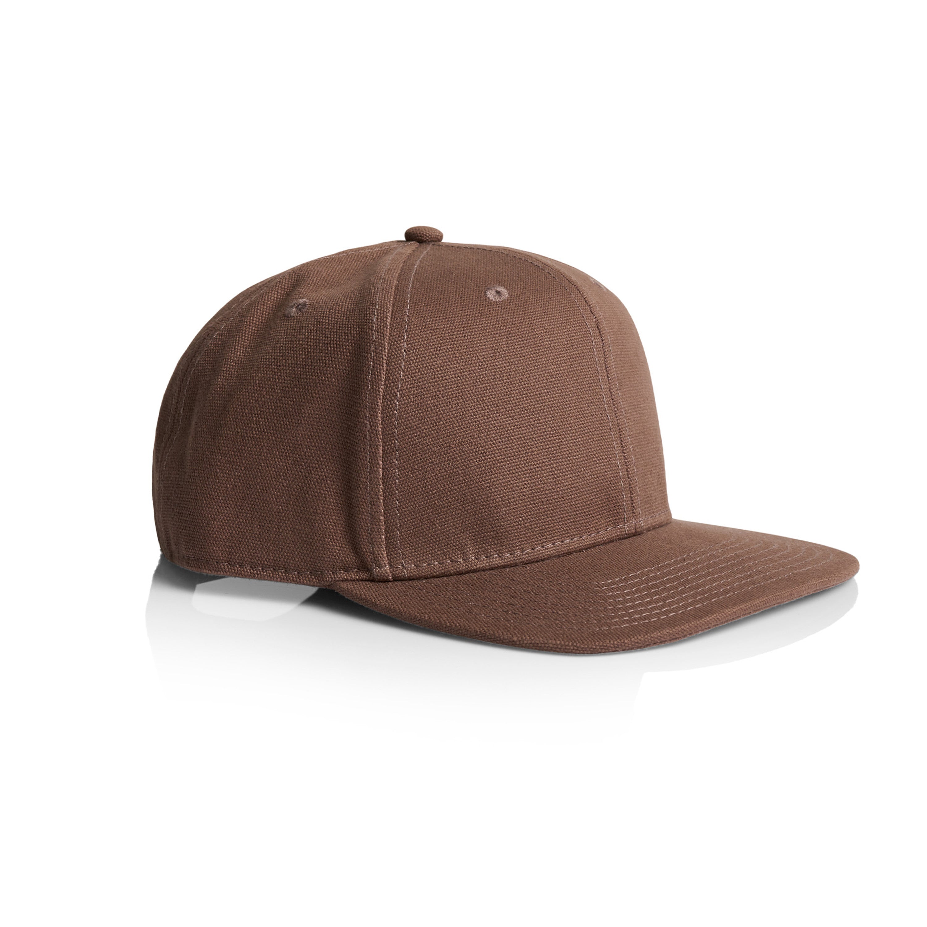 Stock Canvas Cap | Arena Custom Blanks - Arena Prints - Angle - Walnut - Brown