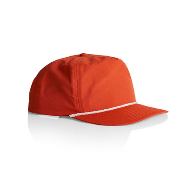 Surf Rope Cap | Arena Custom Blanks - Arena Prints - Side - Fire - Red