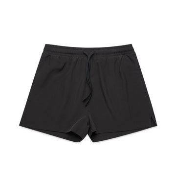 Women's Active Shorts | Arena Custom Blanks - Arena Prints - Front - Black