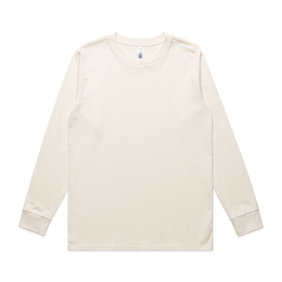 Women’s Classic Long Sleeve Tee | Arena Custom Blanks - Arena Prints - Front - Ecru - Cream