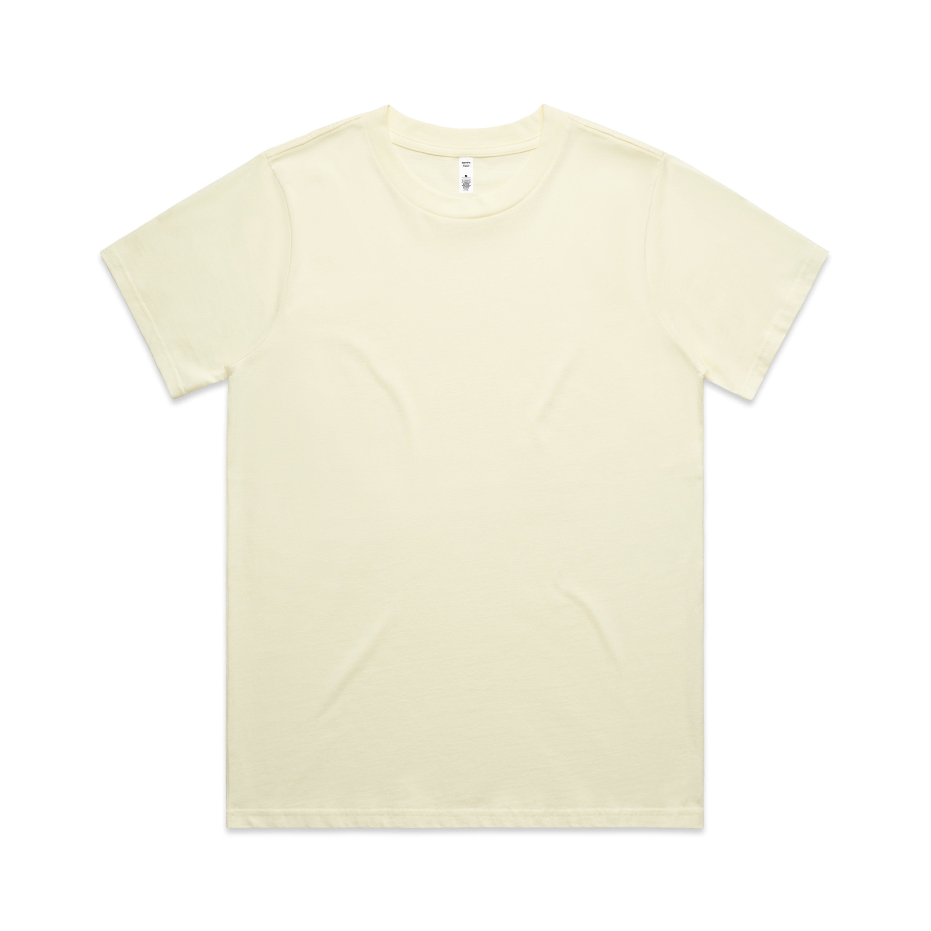 Women’s Classic Tee | Custom Blanks - Arena Prints - Front - Butter - Yellow