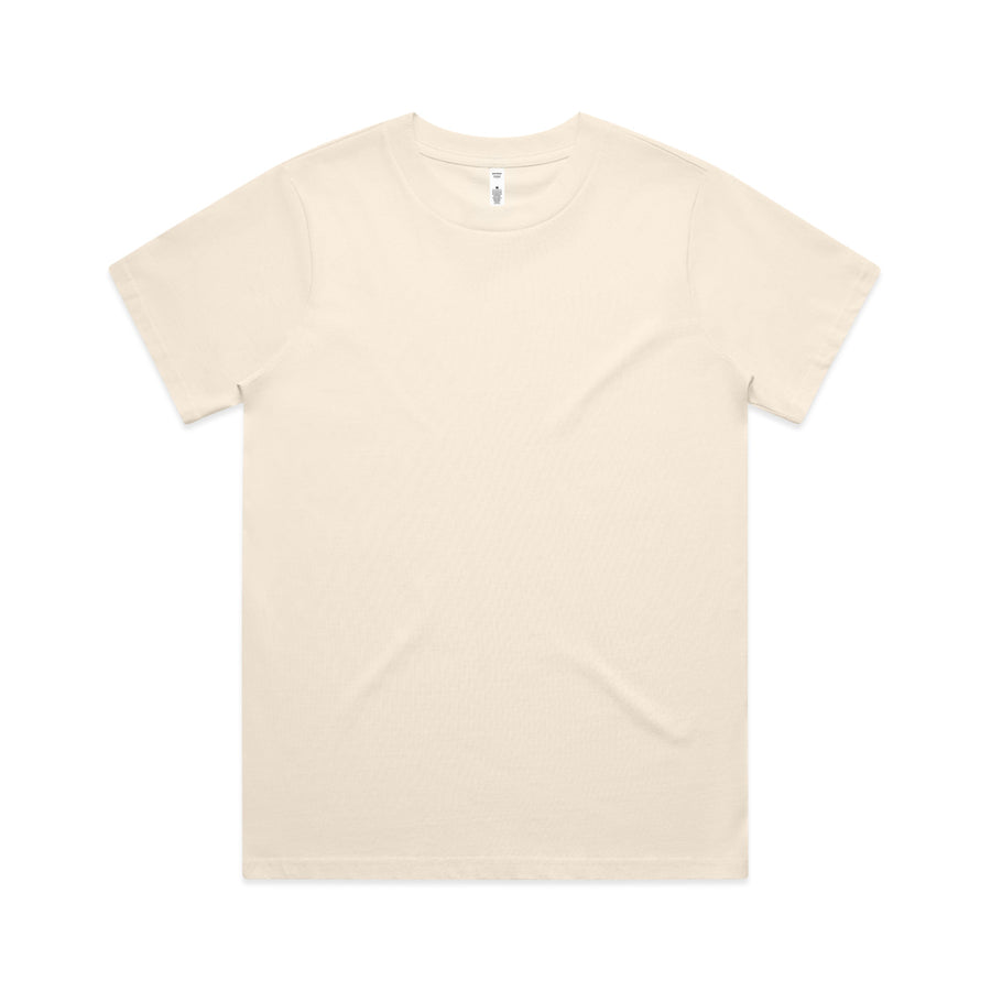 Women’s Classic Tee | Custom Blanks - Arena Prints - Front - Ecru - Cream