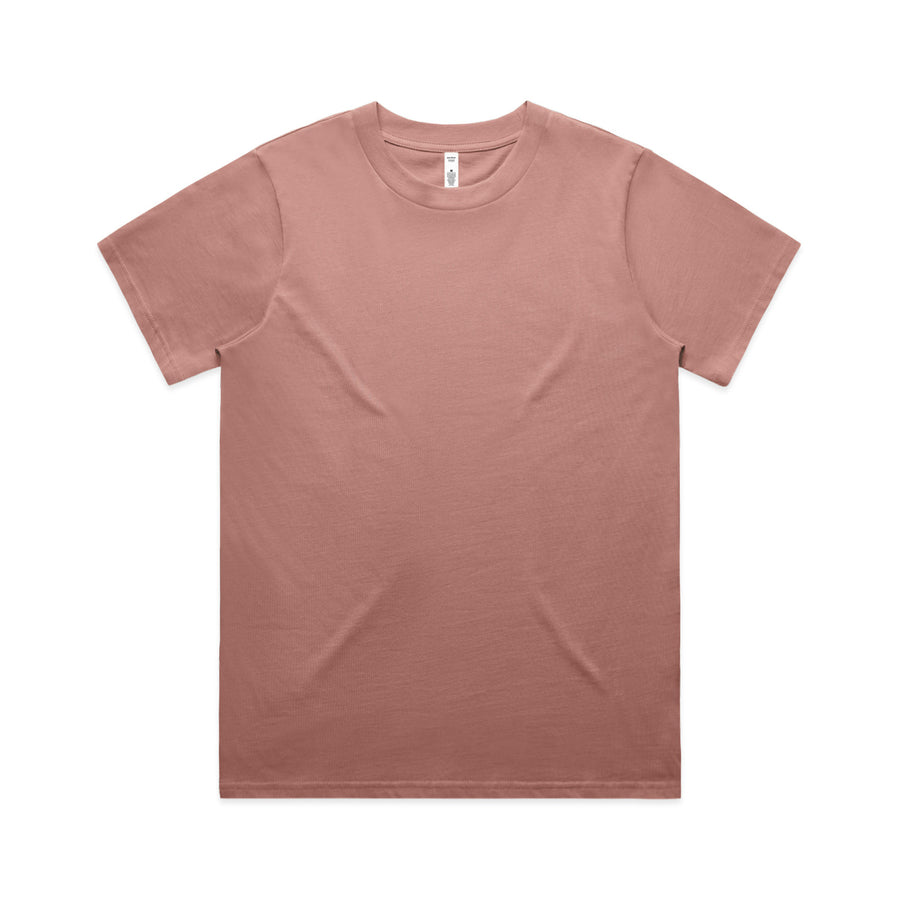 Women’s Classic Tee | Custom Blanks - Arena Prints - Front - Hazy Pink - Pink