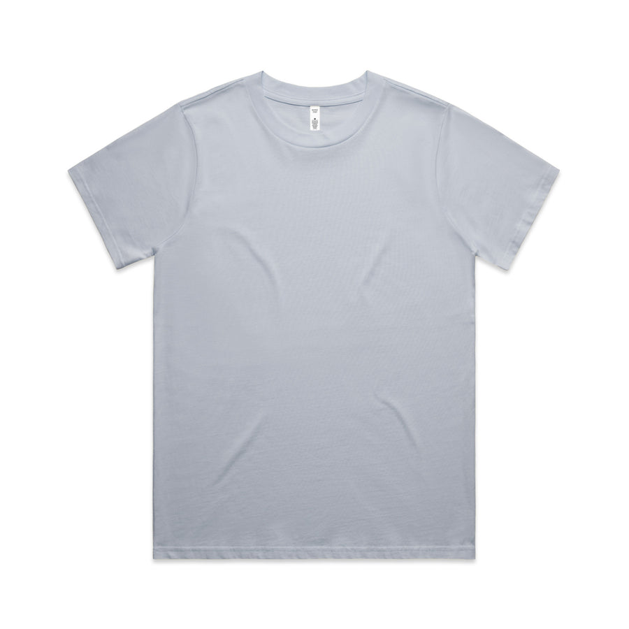 Women’s Classic Tee | Custom Blanks - Arena Prints - Front - Powder - Blue