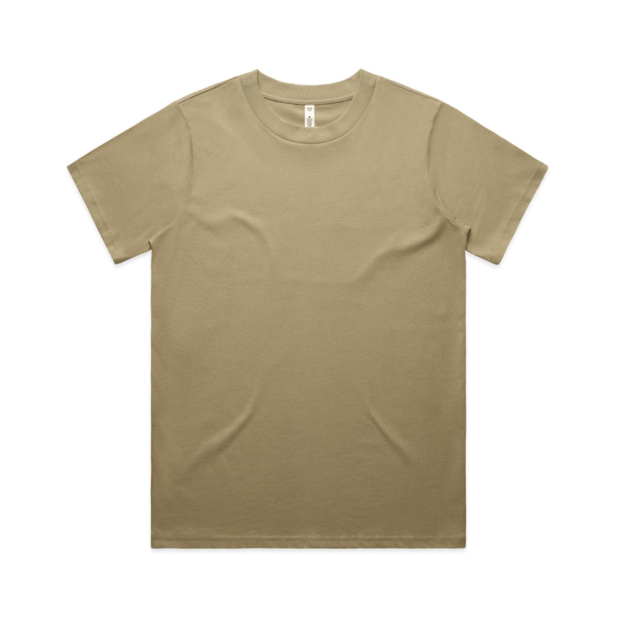 Women’s Classic Tee | Custom Blanks - Arena Prints - Front  - Sand - Brown 